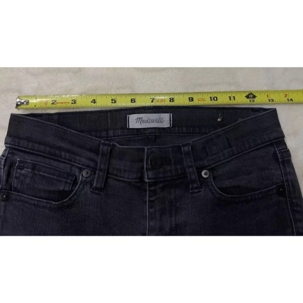 Madewell‎ Skinny Skinny Jeans Women's Size 26 Black Denim Rinse 5-Pocket - Picture 2 of 10